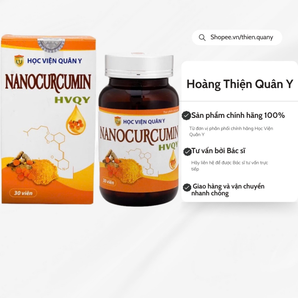 Nano Curcumin Học viện Quân Y