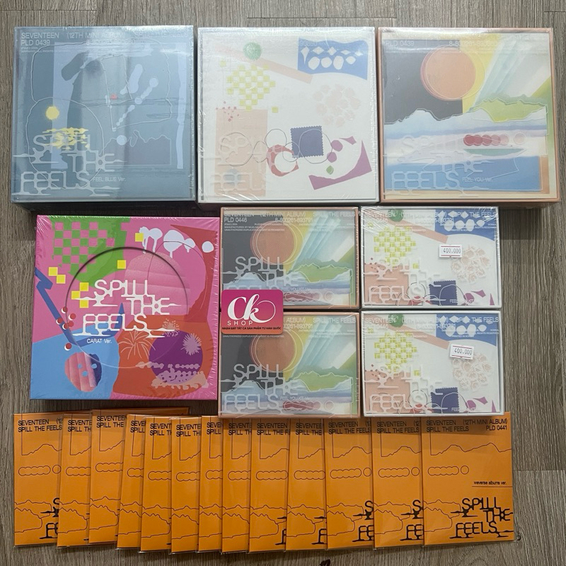 Bộ ảnh album SEVENTEEN - SPILL THE FEELS có sẵn