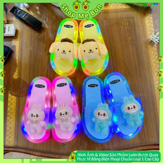  Dép Đèn Phát Sáng LABUBU Siêu Cute mẫu mới về 2024,Chuẩn loại 1 cao cấp,Pin Lâu - Dép Labubu có đèn 