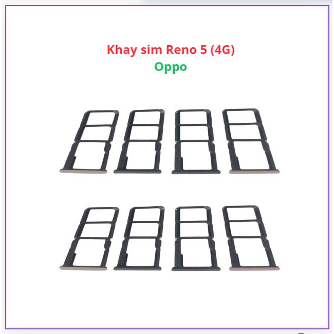 Khay sim oppo reno 5 4g mới chất lượng tốt