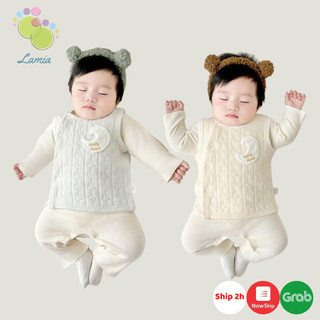  Áo khoác gile nỉ thu đông họa tiết đáng yêu cho bé sơ sinh 10AK 