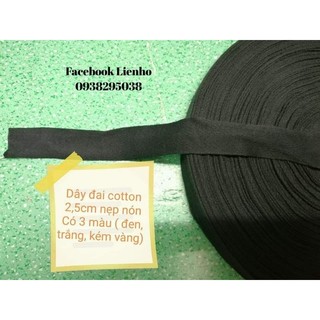 Dây đai cotton lót nón