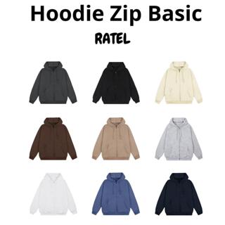 Áo Hoodie Zip Trơn Basic RATEL Nỉ Bông ( CÓ TÚI TRONG )