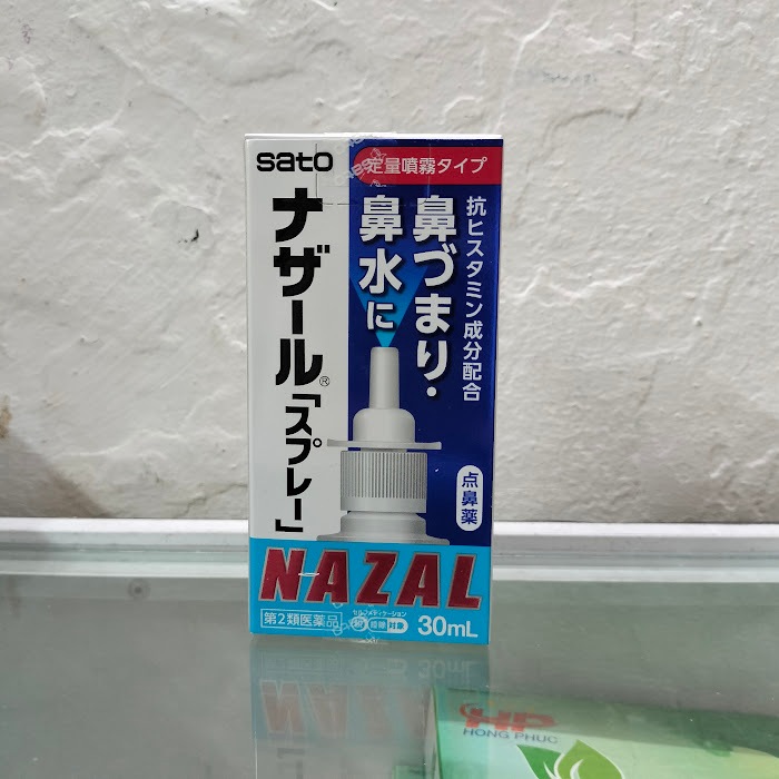 Xịt mũi Nazal Nhật Bản 30ml - Xịt Ngạt Mũi, Sổ Mũi, Xoang
