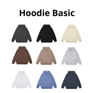 Áo Hoodie Trơn Basic Chui Tròng Đầu Nỉ Bông RATEL
