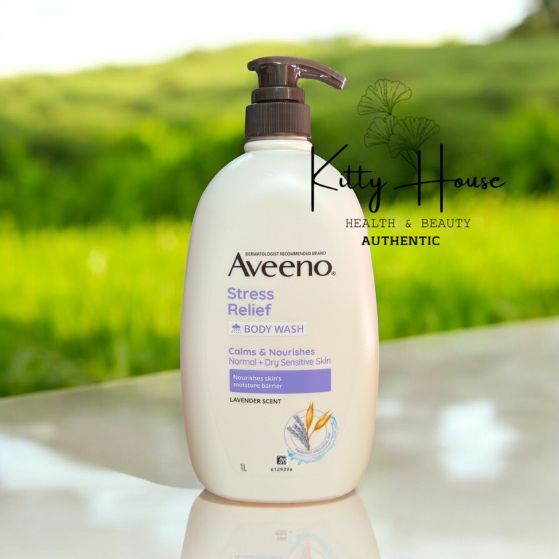 Sữa tắm Aveeno Stress Relief Hydrating Lavender Scent Body Wash 1L