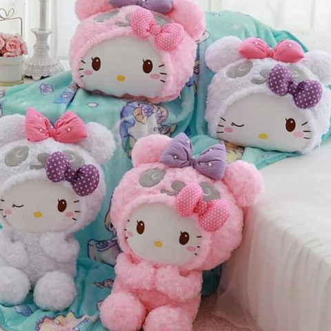 🌻 GẤU BÔNG KÈM MỀN KITTY 🎀 KITTY HOUSE