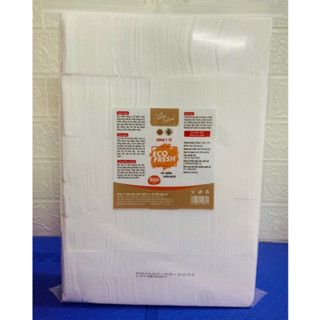 Bông ECO FRESH cắt miếng Túi 500g SIZE 6CM x 7CM.