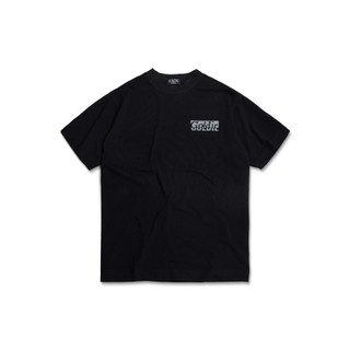  Áo thun "GOLDIE SFTD" màu đen trơn 100% cotton 