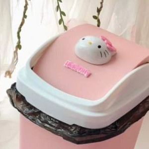 🌻THÙNG RÁC NẮP LẬT 🎀 KITTY HOUSE