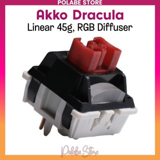 Switch Akko Dracula Feker White Marble V2 linear switch bàn phím cơ Polabe Store