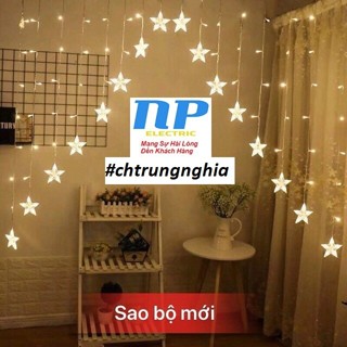  DÂY ĐÈN LED MÀN XÉO CHÓP NHÁY NGÔI SAO 16 SAO 