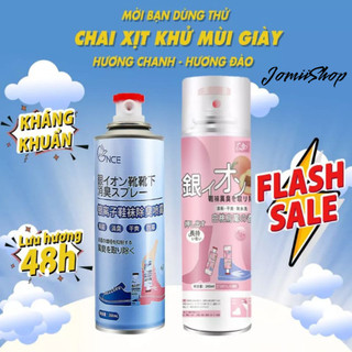 Chai Xịt Khử Mùi Giày Dép NaNo Bạc, Xịt Khử Mùi Hôi Chân Nano