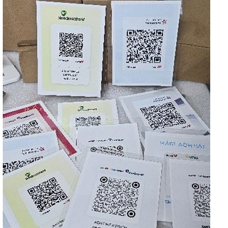 Ảnh QR Bank đẹp in theo yêu cầu khổ A7 ( Khách gởi Ảnh cho shop)