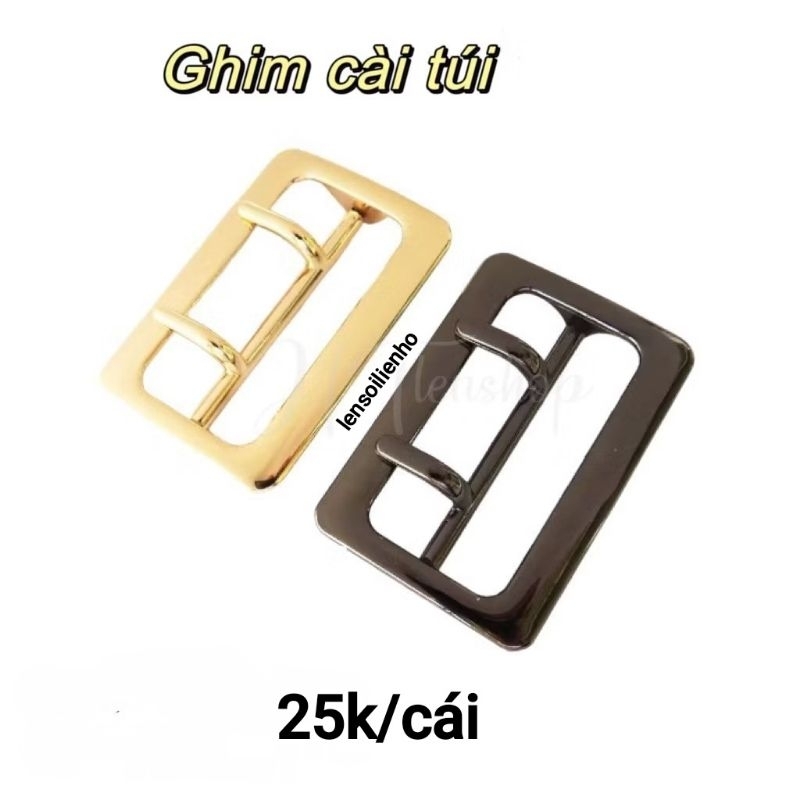 Ghim cài đôi túi xách