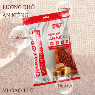  Lương khô Gạo Lứt ăn vặt dinh dưỡng ăn kiêng Túi 285g 