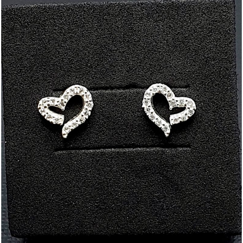 bông tai xi bạch kim