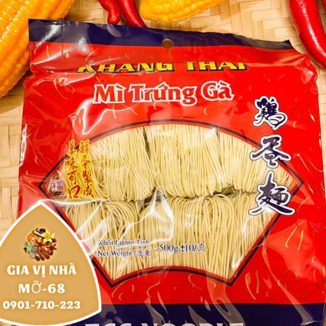 MÌ TRỨNG GÀ HIỆU KHANG THÁI 500GR