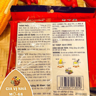 MÌ TRỨNG GÀ HIỆU KHANG THÁI 500GR