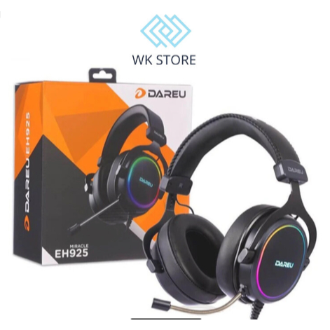 Tai nghe DAREU EH925 7.1 BLACK RGB - Chính hãng ( Bảo hành 12T)
