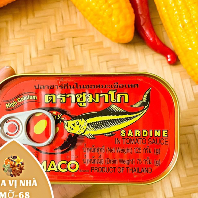 Cá mòi Sumaco Thái Lan - hộp 125gr