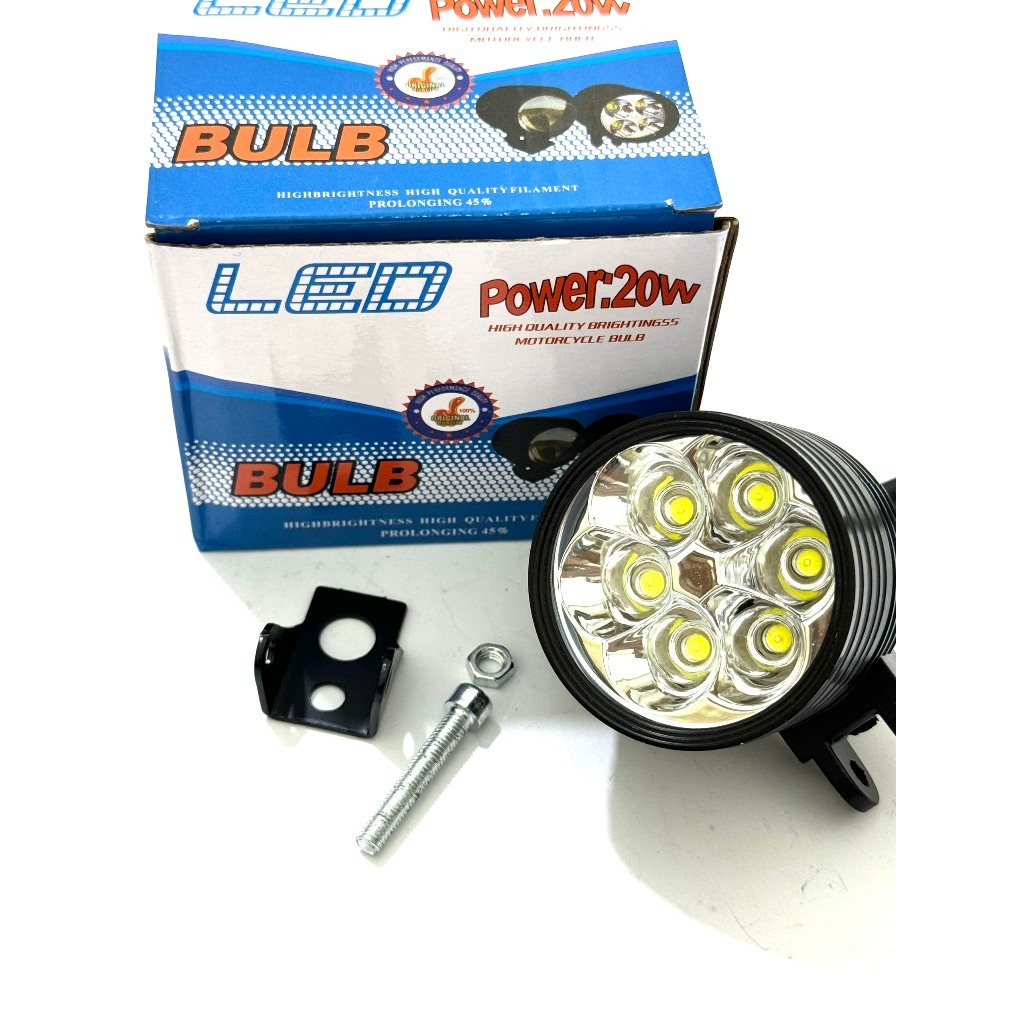 Đèn Trợ Sáng L6 ngắn mini 1 Chế Độ Sáng Mạnh Bảo Hành 1 Năm