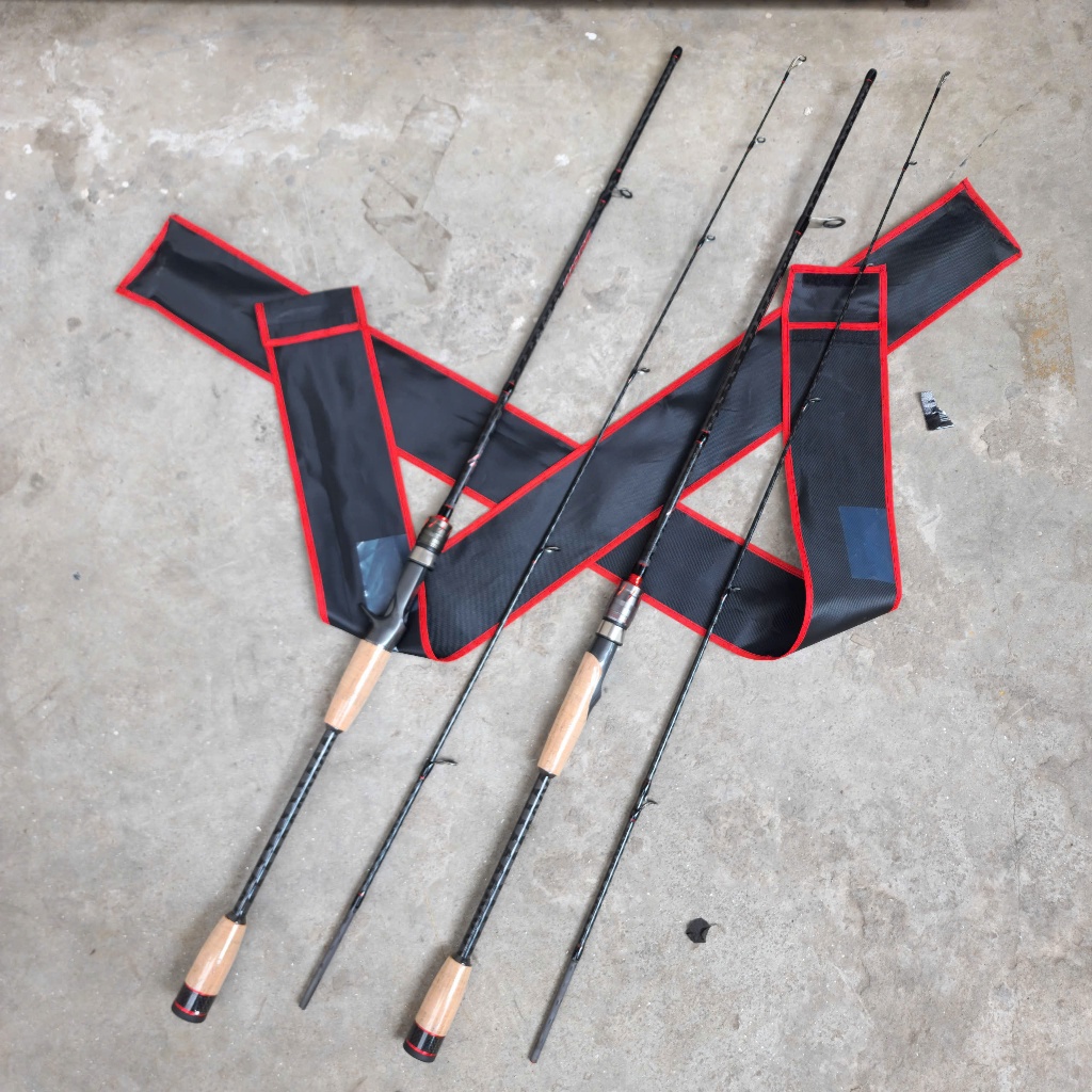 Cần Câu Lure Carbon Hi Power - Thế Hệ II - Slidebar đầu bu chống xoắn