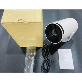 Máy Máy chiếu mini HY300 Android 11   độ Độ phân giải thực chuẩn HD chiếu mini HY300  Android 11