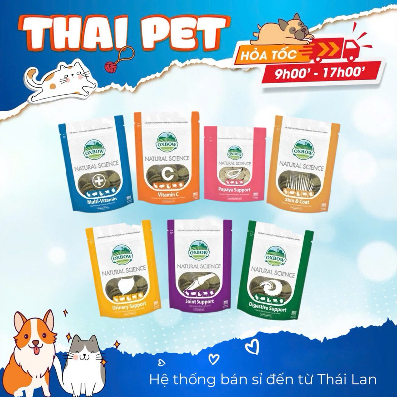 Bánh Cỏ Timothy Vitamin Oxbow Bổ sung dưỡng chất cho Rat, Thỏ, Bọ ú, Chinchilla, thú nhỏ