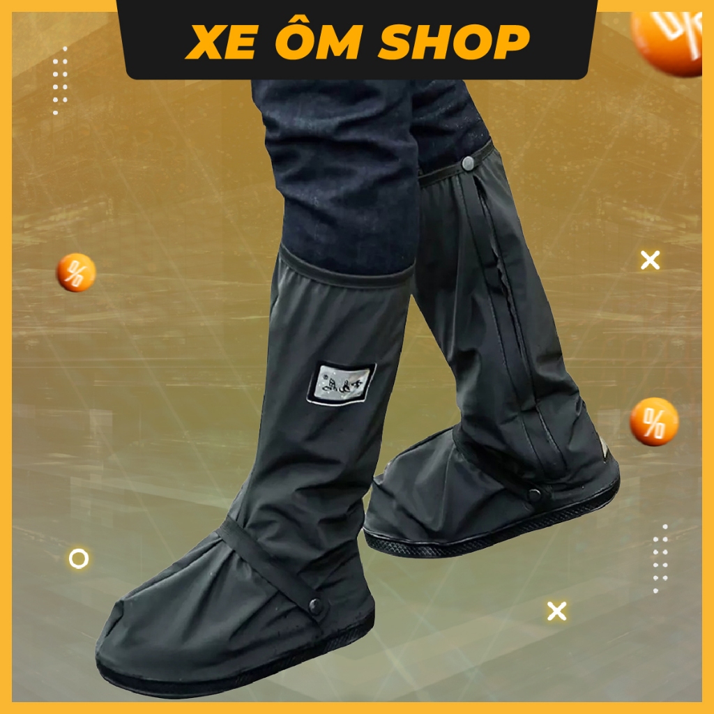 Ủng Đi Mưa Đen Nhám - BIG SIZE