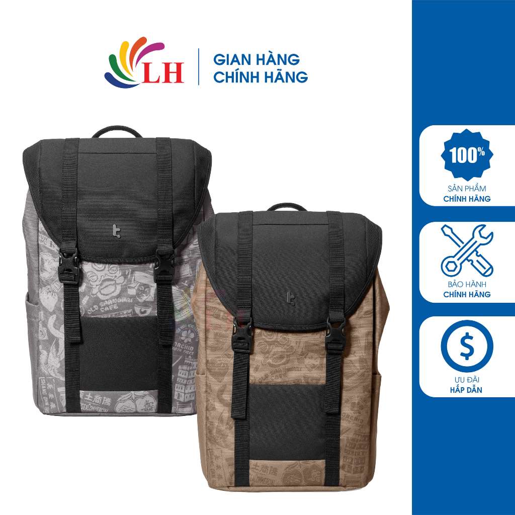 Ba lô Tomtoc Limited Edition VintPack Laptop Backpack 22L 16 inch TA1M1 - Hàng chính hãng