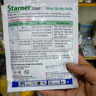 Starner - Chế phẩm Nhật Bản xử lý các bệnh nấm , khuẩn, vàng lá , đốm lá , thối nhũn cho cây