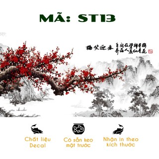 Tranh dán bể cá 3D cho bể 100x40cm - Decal hồ cá có sẵn keo dễ dán - Nhiều mẫu lựa chọn