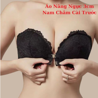 Áo Nâng Ngực Không Dây iBRA's Tạo Khe Sexy Chống Tuột Áo Lót Không dây cài trước nam châm cao cấp viền Ren gợi cảm A24