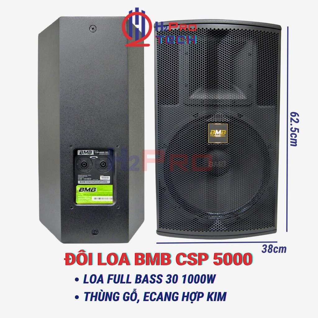 Loa BMB 5000 Bass 30 1000W ( Giá 2 Cái, Tặng Dây-Khẩu ), Loa Full 30 Bmb Karaoke Âm Thanh Sống Động