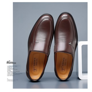 Giày tây nam - giày da nam da bò nguyên tấm , đế cao su non đã khâu 2 lớp ( miễn ship toàn quốc )