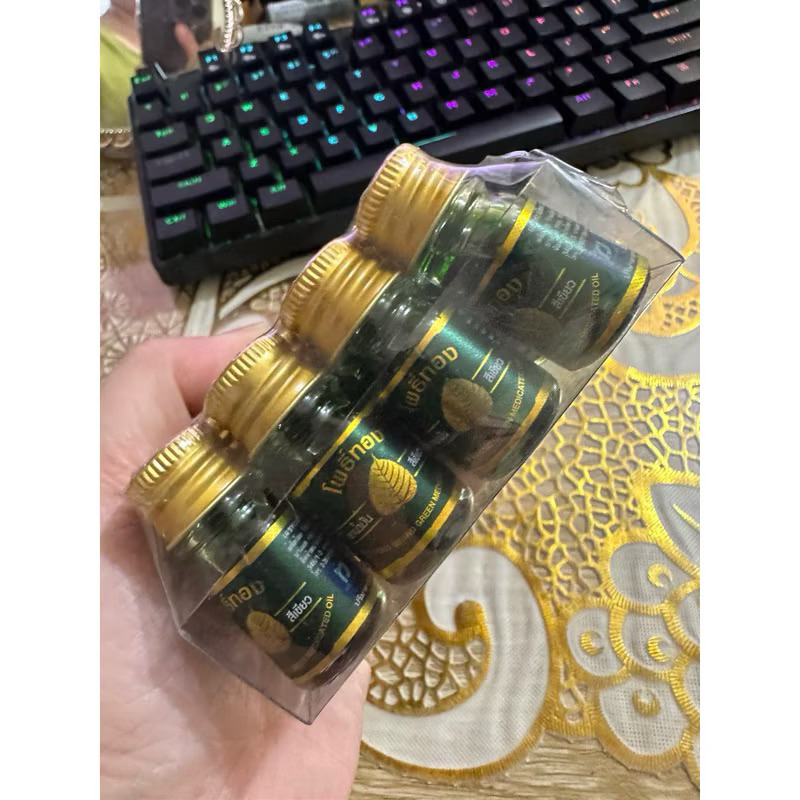 Dầu Gió Thảo Dược Green 7 Seven Thái 5cc