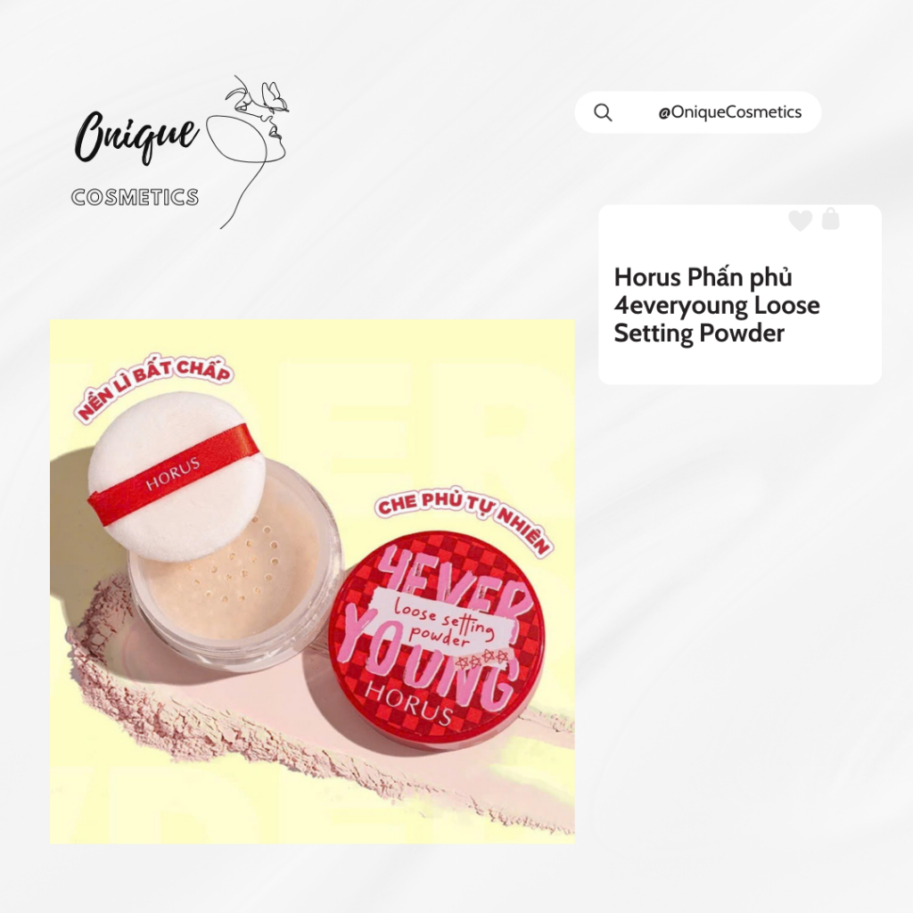 [HÀNG CHÍNH HÃNG] Horus Phấn phủ 4everyoung Loose Setting Powder