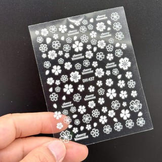 Sticker hoa dán móng, miếng dán móng 3d