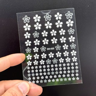 Sticker hoa dán móng, miếng dán móng 3d
