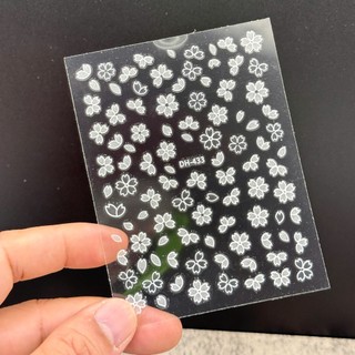 Sticker hoa dán móng, miếng dán móng 3d