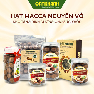 Macca Nguyên Hạt Nứt Vỏ Cát Khánh Macadamia Nuts Nhập Khẩu Úc - Hạt Dinh Dưỡng, Quà Biếu Tặng