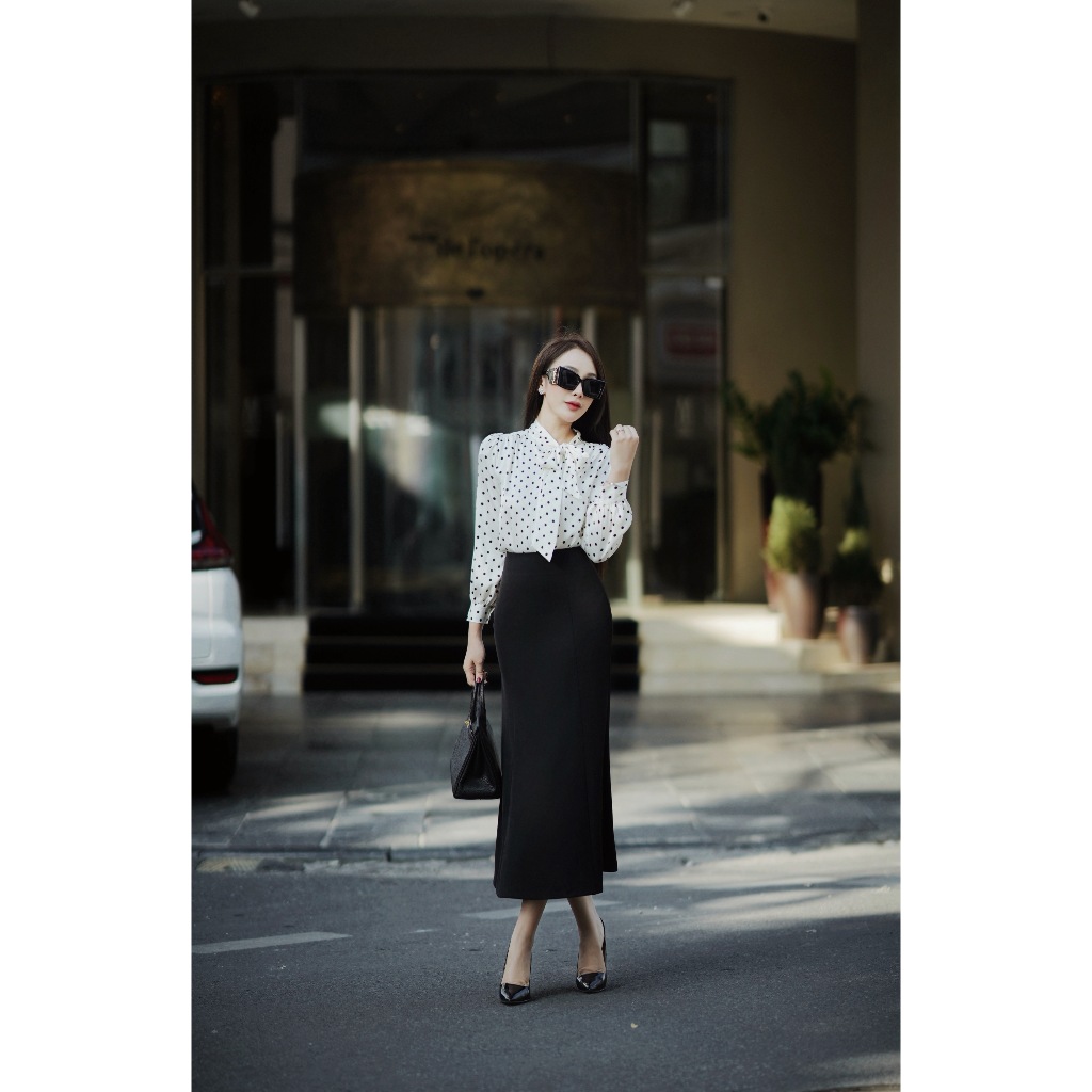 Áo Sơ Mi Thắt Nơ Cổ Thời Trang By Lemia Designs - 24A267