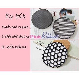 *SET 2C - Chụp lưới búi tóc tiện lợi, gọn gàng, Rọ búi tóc, chụp tóc sau, búi tóc tiếp viên, lưới chụp tóc, lưới cột tóc