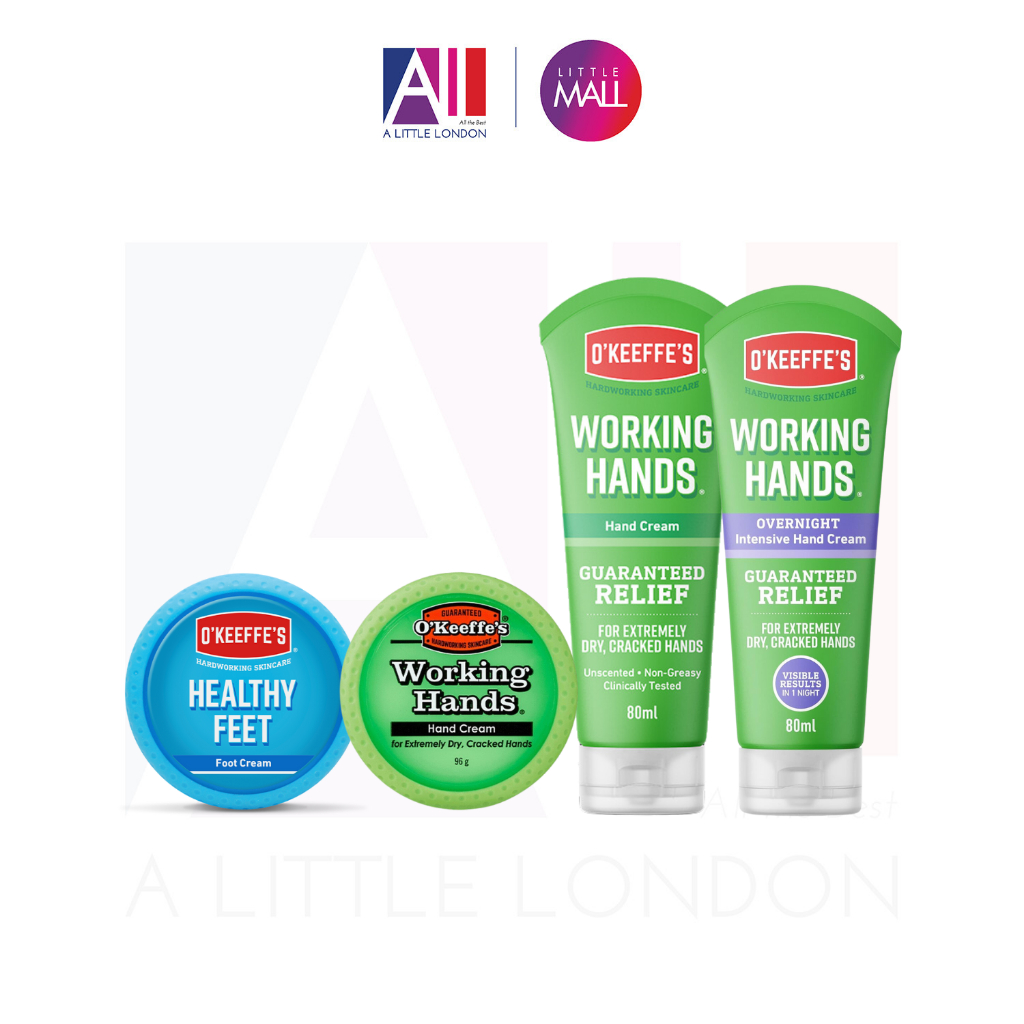 Kem phục hồi da tay chân nứt nẻ, khô ráp O'Keeffe's Working Hands / Healthy Feet Cream (Bill Anh)