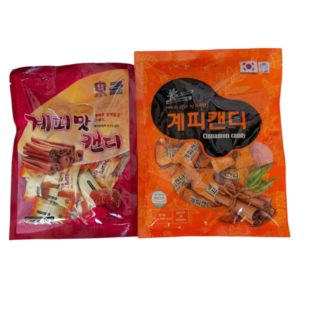 KẸO QUẾ CỨNG HÀN QUỐC GÓI 200GR VÀ 210GR ( DATE MỚI 2026)