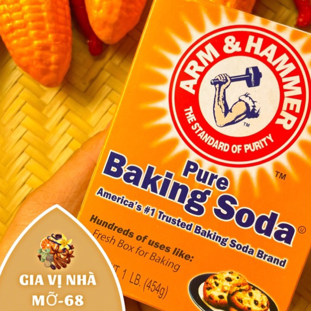 Bột soda banking Arm&Hammer - hộp 454gr