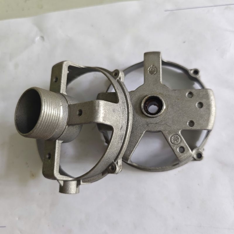 Kẹp nhôm,bộ vỏ ốp nhôm Stato quạt trục tròn 8mm dùng cho quạt B3,B4,B5