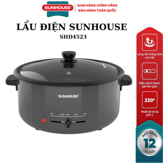 Nồi lẩu điện đa năng Sunhouse SHD4523 3.5L - Hàng chính hãng bảo hành 12 tháng 