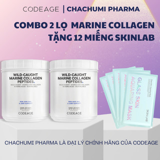 [Combo Marine] Bột Collagen Codeage Marine 450g Collagen Thủy Phân Giúp Trẻ Hóa Da, Móng, Tóc